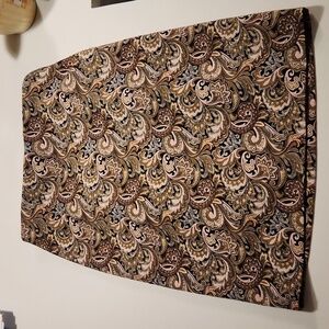 PHILOSOPHY Paisley Knee Length Skirt